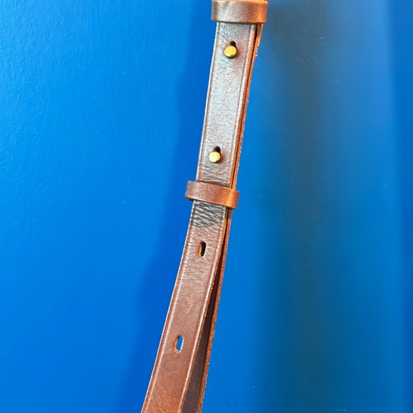 Madewell leather satchel purse bag brown transport bucket bag essential tote - Picture 4 of 7